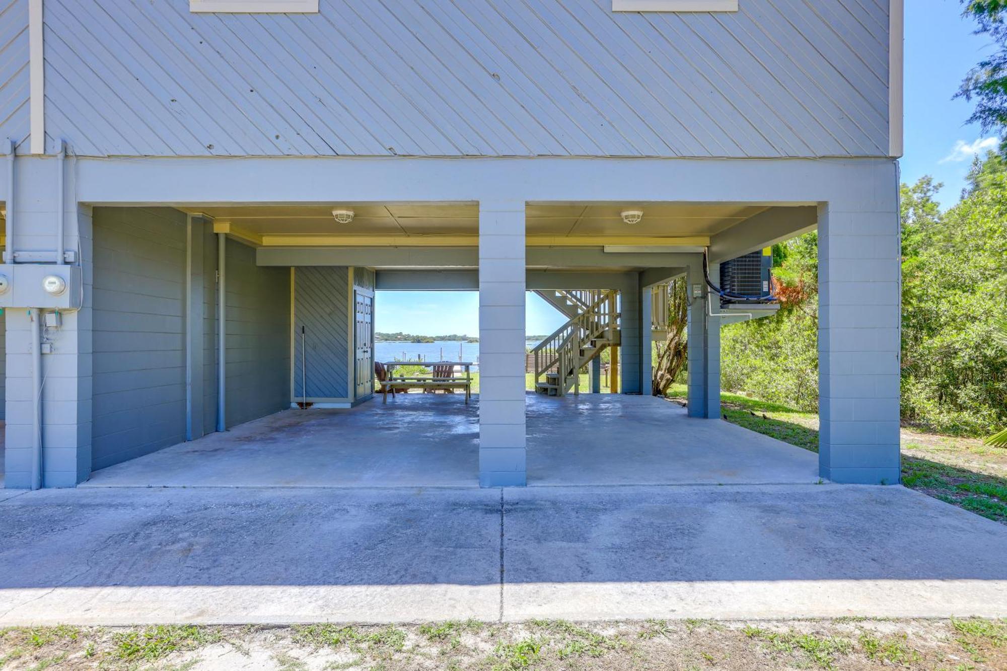 Waterfront Cedar Key Duplex Home Grill And Dock! מראה חיצוני תמונה